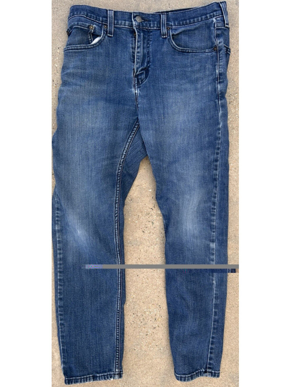 Mens Levis 502 Tag Sz  32W x 30L Measure 30W x 27L Athletic Taper Blue Jeans